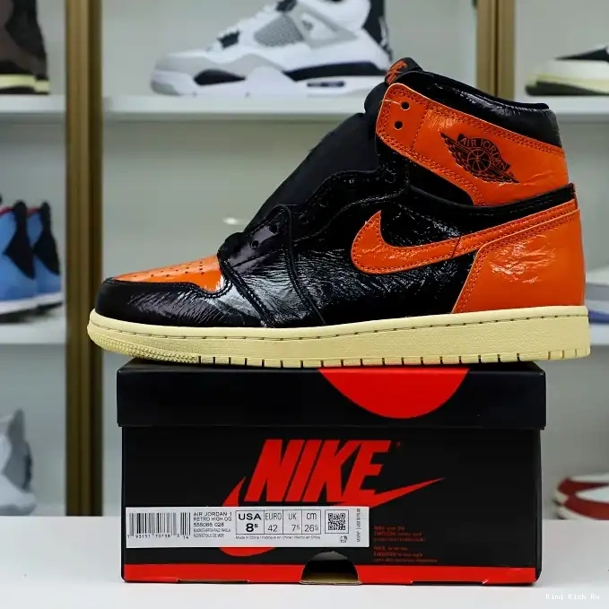 BACKBOARD RETRO AIR OG JORDAN HIGH 1 Kimikick 'SHATTERED 3.0' 0530
